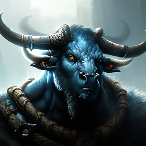 00088-2022190094-Close-up Portrait of Minotaur_Person, Fantasy, Frostpunk, Viking, Volumetric lighting, concept art, brush stroke style, artstati.png